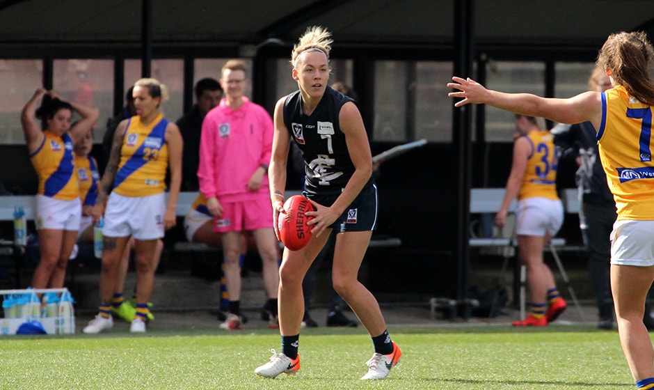 192107_Sarah_H.jpg Sarah Wright was among the Blues' best in their 33 point win over the Seagulls. (Photo: Carlton Media) - Carlton,Carlton Blues,AFLW,Ikon Park,Jess Hosking,Chloe Dalton,Madison Prespakis,Nicola Stevens